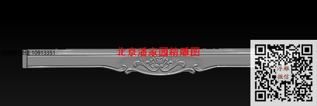 大众 1218双人前牙_圆雕图立体雕花桌腿3d打印洋花沙发腿圆柱木雕柱腿精雕图浮雕图